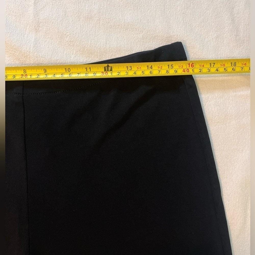 Joseph Ribkoff Trends Black Silk Blend Straight Leg Trousers Pants Womens 12 - Picture 6 of 8